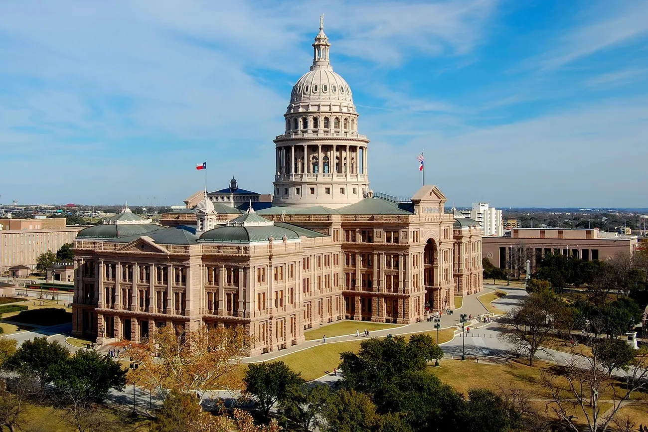The Texas State Capitol in Austin