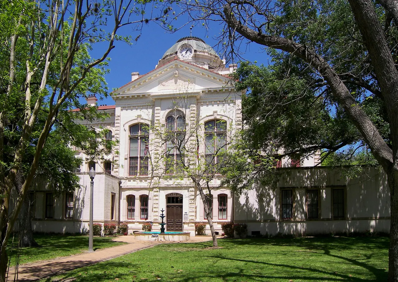 The Colorado County courthouse in historic Columbus