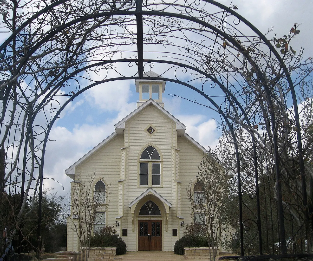 Historic building in Round Top, Texas