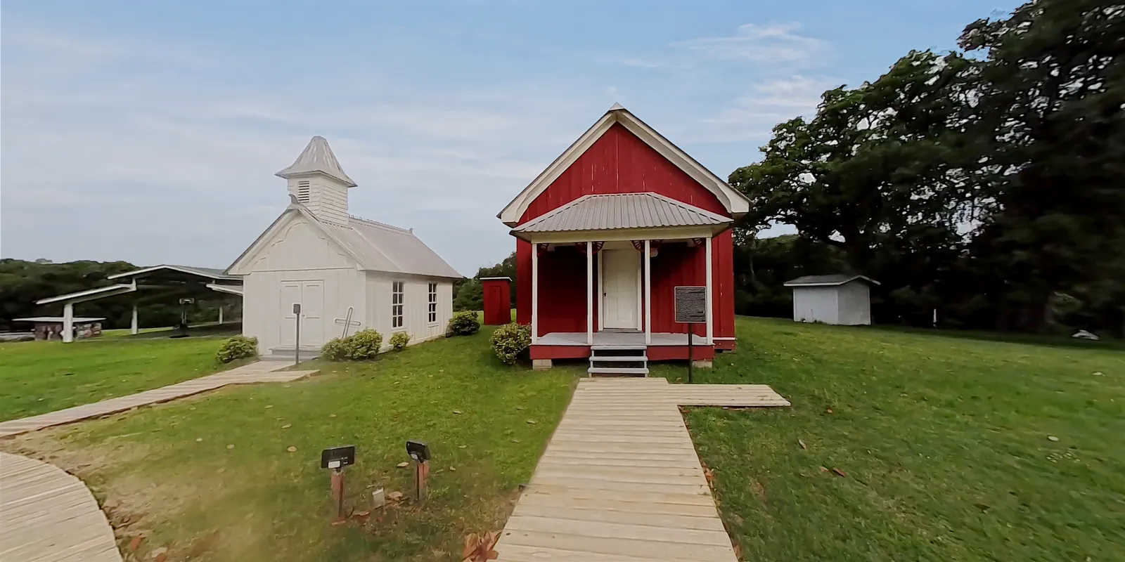 The chapel and the schoolhouse