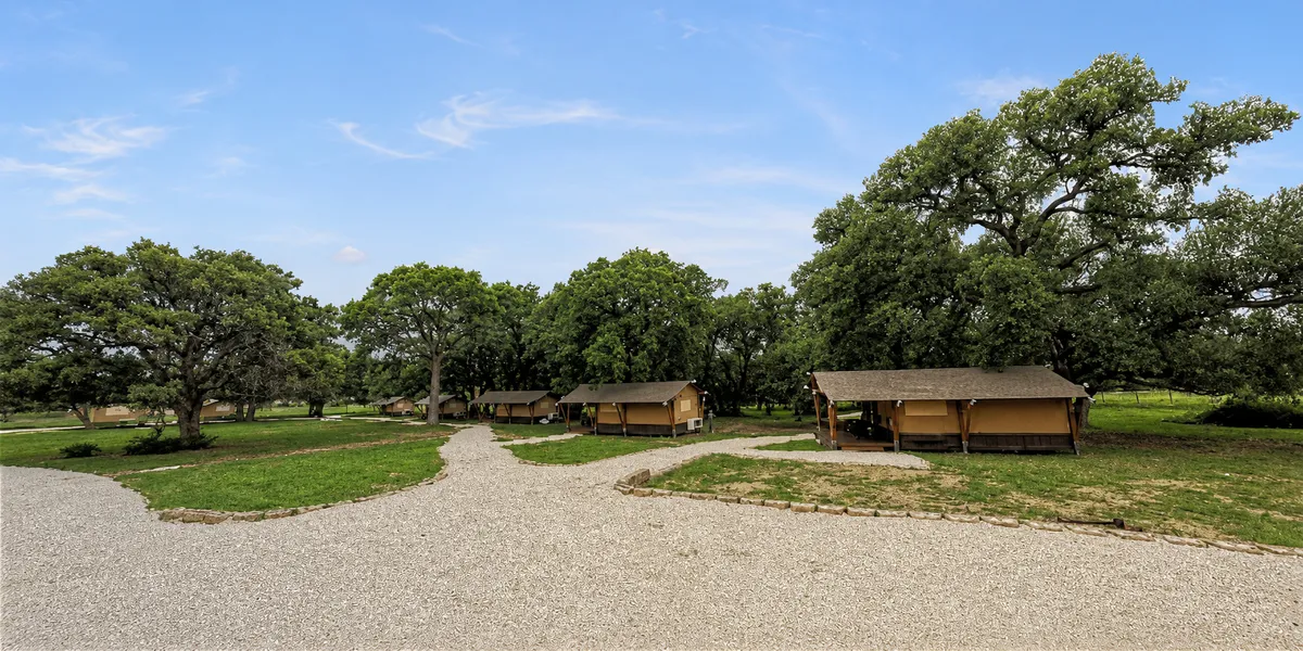 The glamping village